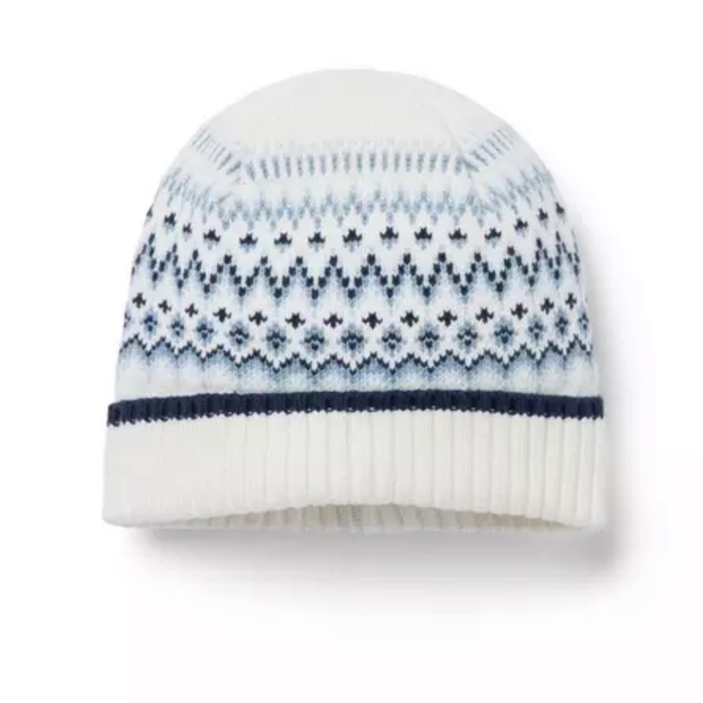 NWT- Fair Isle Beanie by Janie and Jack